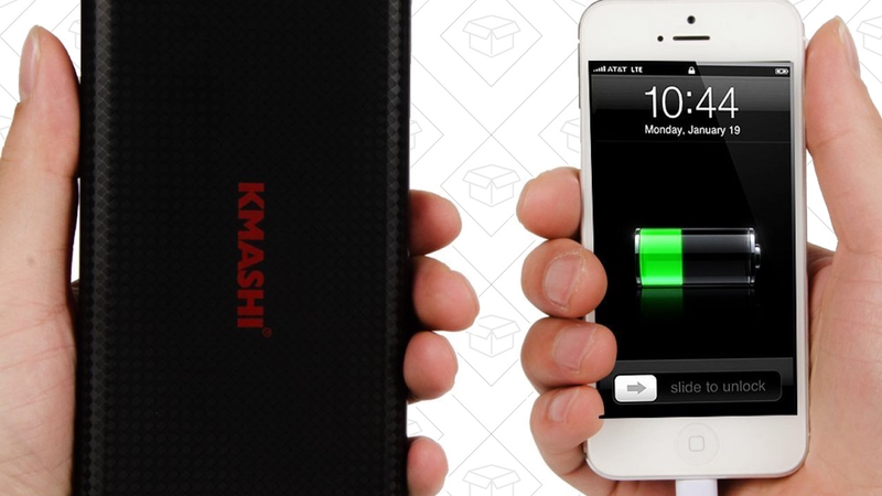 KMASHI 15,000mAh Battery Pack, $13 with code ZWUTH7CQ